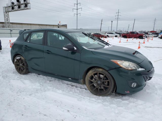 JM1BL1L38C1643996 - 2012 MAZDA SPEED 3 GREEN photo 4