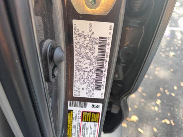 3TMLU4EN5DM122191 - 2013 TOYOTA TACOMA DOUBLE CAB Գրաֆիտ լուսանկար 10