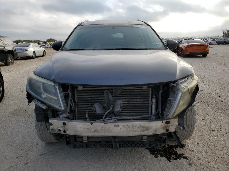 5N1AR2MN5EC615365 - 2014 NISSAN PATHFINDER S BLACK photo 5