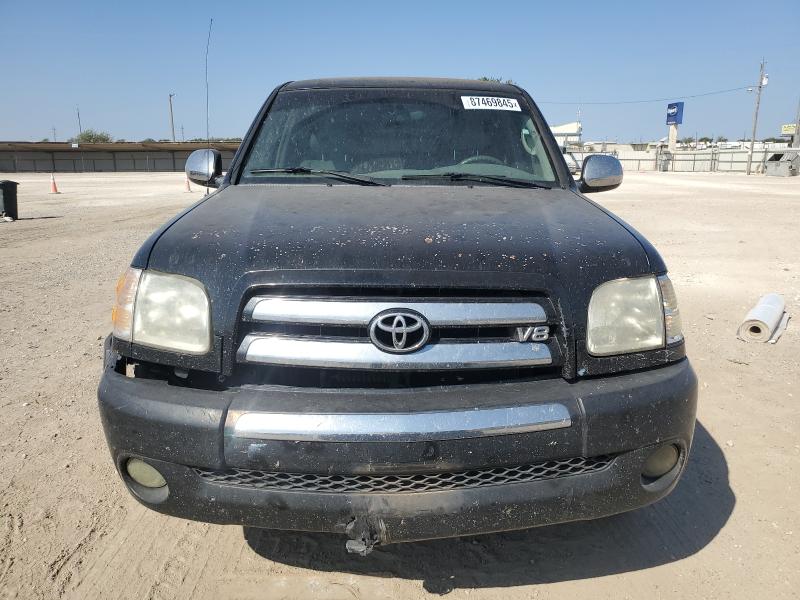 5TBET34104S453368 - 2004 TOYOTA TUNDRA DOUBLE CAB SR5 BLACK photo 5