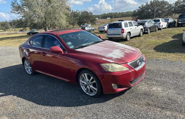 JTHBE262165001506 - 2006 LEXUS IS 350 RED photo 1