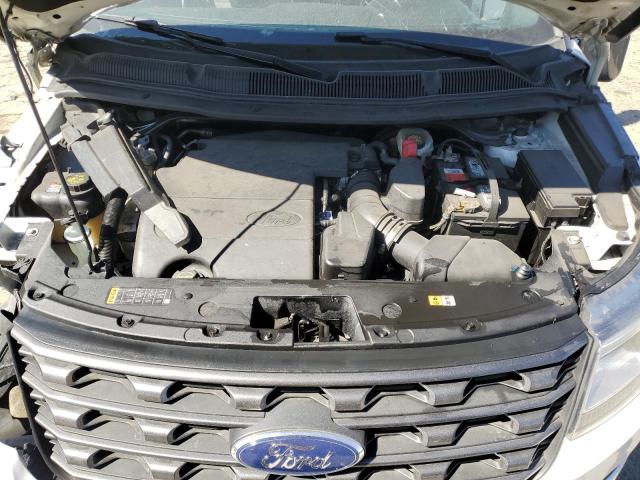 1FM5K7D81HGD55380 - 2017 FORD EXPLORER XLT Белый фото 12
