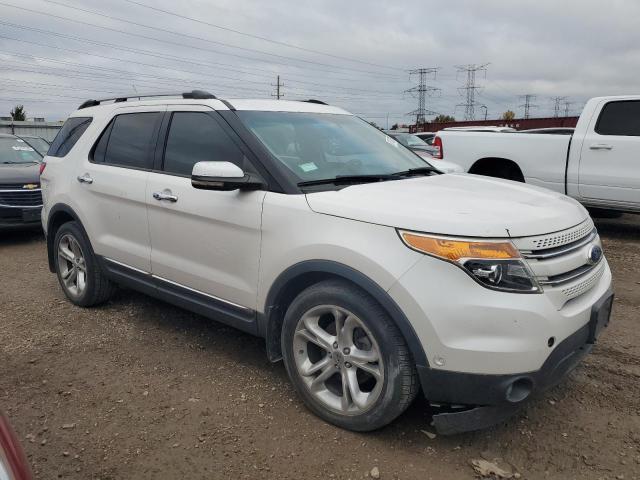 1FMHK8F86BGA19554 - 2011 FORD EXPLORER LIMITED أبيض صورة 4