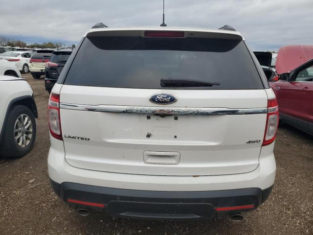 1FMHK8F86BGA19554 - 2011 FORD EXPLORER LIMITED أبيض صورة 6