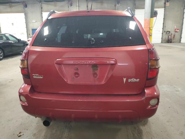 5Y2SL63835Z444612 - 2005 PONTIAC VIBE მუქწითელი ფოტო 6