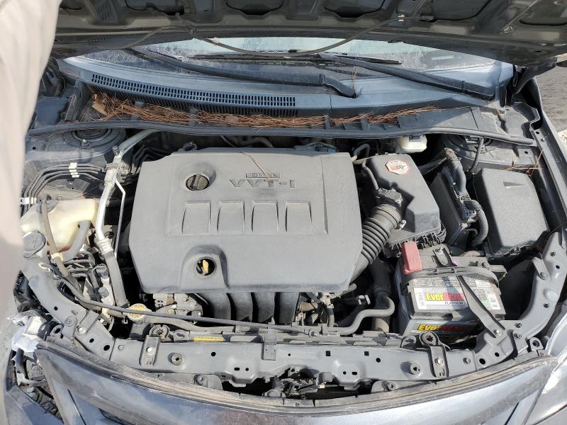 2T1BU4EE9BC694723 - 2011 TOYOTA COROLLA BASE Серый фото 11