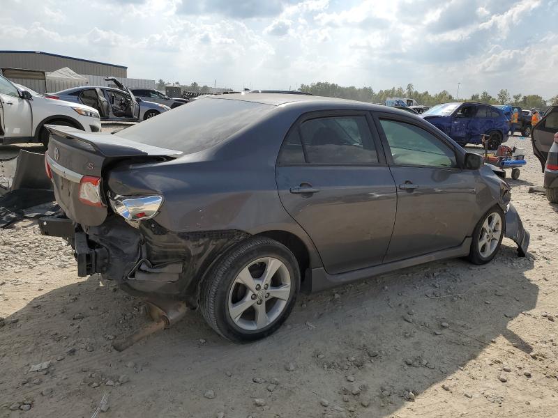 2T1BU4EE9BC694723 - 2011 TOYOTA COROLLA BASE Серый фото 3