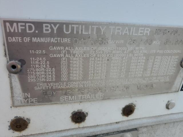 1UYVS24839M646720 - 2009 UTILITY VS2RA თეთრი ფოტო 10