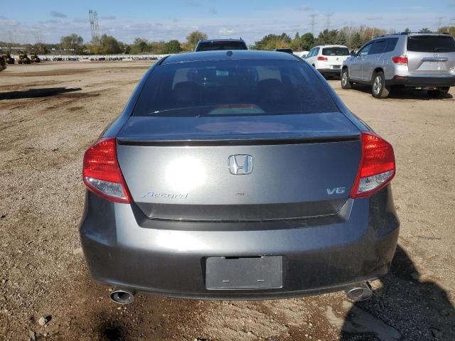 1HGCS2B82CA007022 - 2012 HONDA ACCORD EXL GRAY photo 6
