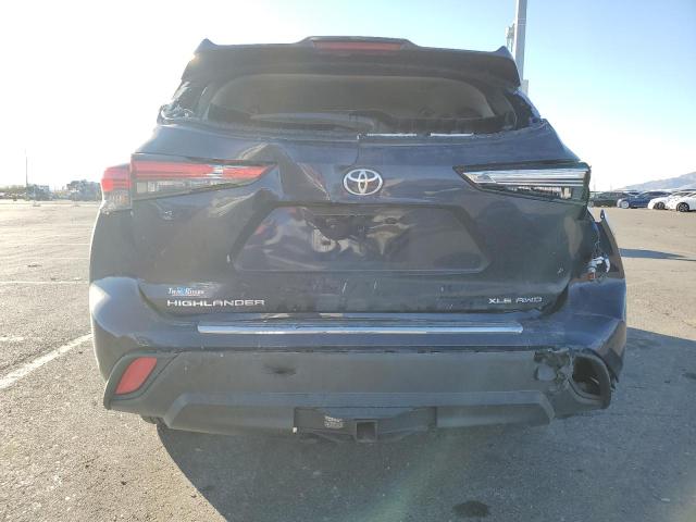 5TDGZRBH7NS570528 - 2022 TOYOTA HIGHLANDER XLE 蓝色 照片 6