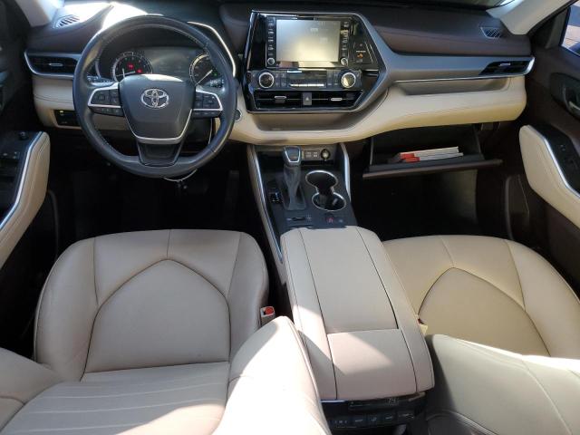 5TDGZRBH7NS570528 - 2022 TOYOTA HIGHLANDER XLE 蓝色 照片 8