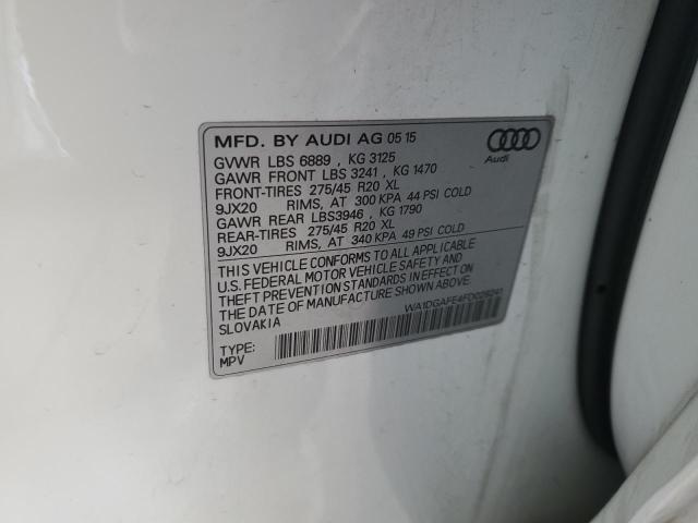 WA1DGAFE4FD028241 - 2015 AUDI Q7 PRESTIGE 白色 照片 13