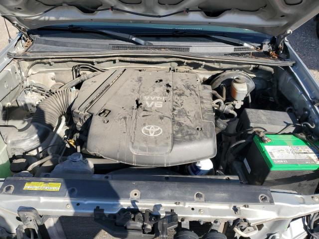 3TMJU62N38M069925 - 2008 TOYOTA TACOMA DOUBLE CAB PRERUNNER SILVER photo 11