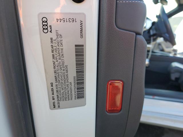 WAUC4CF52PA055055 - 2023 AUDI S5 PREMIUM PLUS თეთრი ფოტო 12