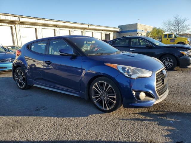 KMHTC6AE0GU250029 - 2016 HYUNDAI VELOSTER TURBO 蓝色 照片 4
