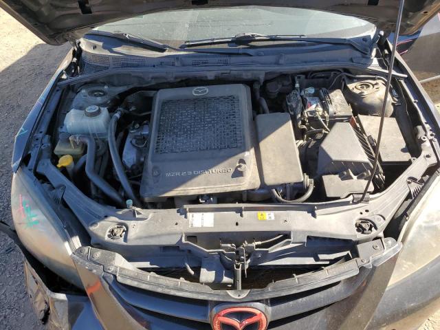 JM1BK34L281153445 - 2008 MAZDA SPEED 3 BLACK photo 12