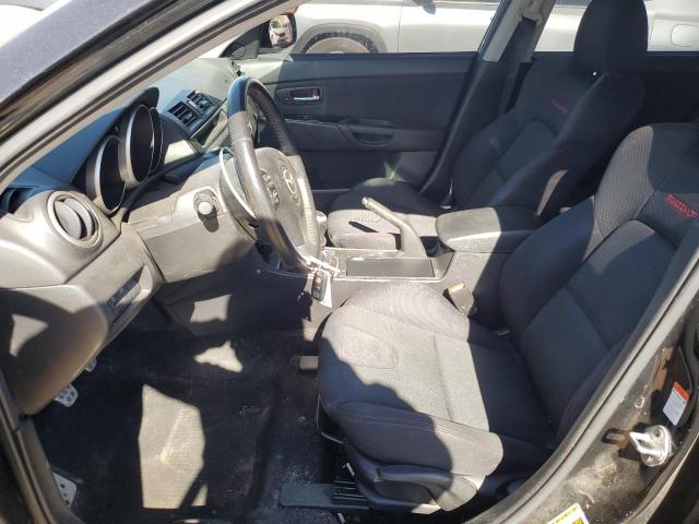 JM1BK34L281153445 - 2008 MAZDA SPEED 3 BLACK photo 7