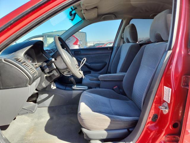 1HGES16365L007890 - 2005 HONDA CIVIC DX VP Rot Foto 7