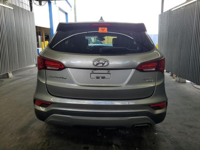 5XYZTDLB0HG403324 - 2017 HYUNDAI SANTA FE S GRAY photo 6