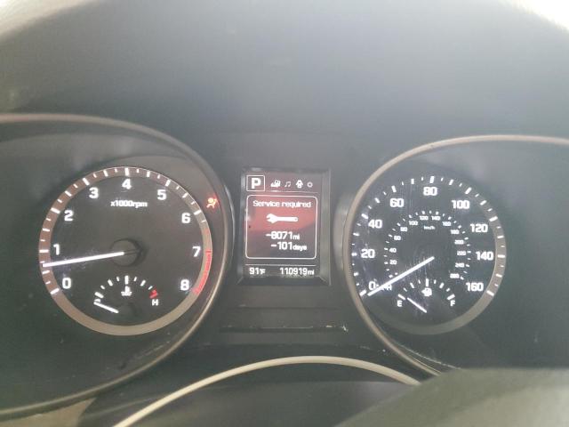 5XYZTDLB0HG403324 - 2017 HYUNDAI SANTA FE S GRAY photo 9