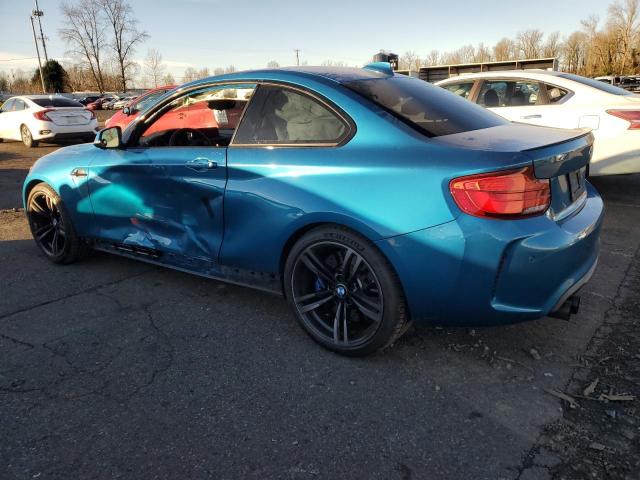WBS1J5C55JVD35955 - 2018 BMW M2 BLUE photo 2