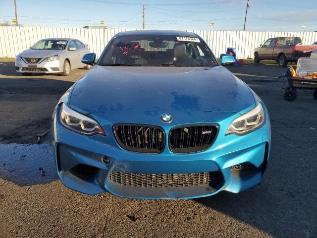 WBS1J5C55JVD35955 - 2018 BMW M2 BLUE photo 5