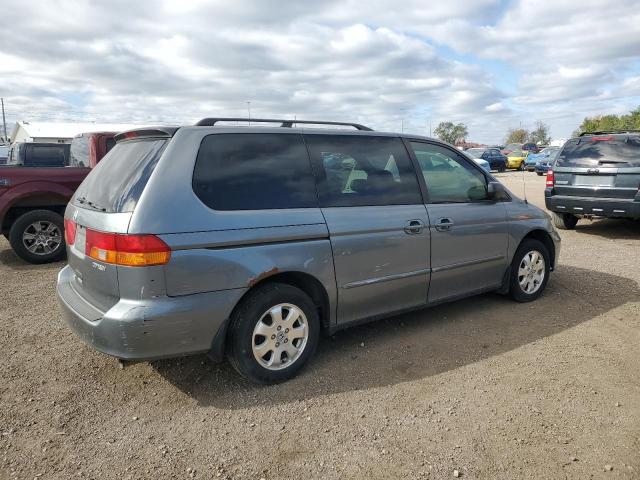 5FNRL186X2B000718 - 2002 HONDA ODYSSEY EX BLUE photo 3