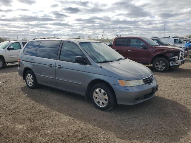 5FNRL186X2B000718 - 2002 HONDA ODYSSEY EX BLUE photo 4