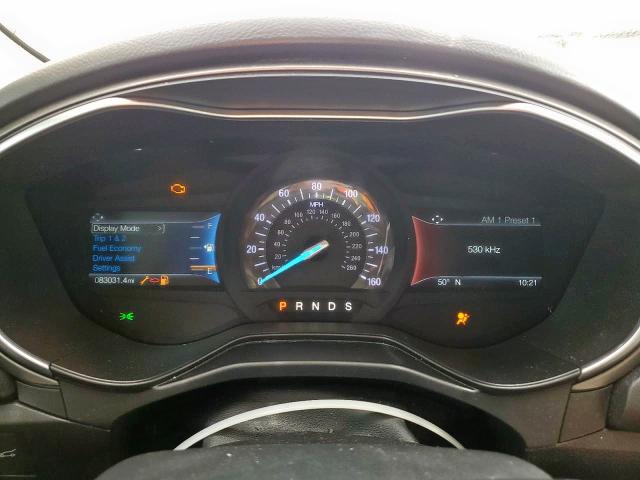 3FA6P0HD7KR132811 - 2019 FORD FUSION SE SILVER photo 9