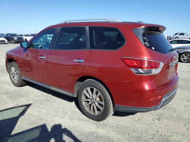 5N1AR2MM0DC632466 - 2013 NISSAN PATHFINDER S برغندي صورة 2