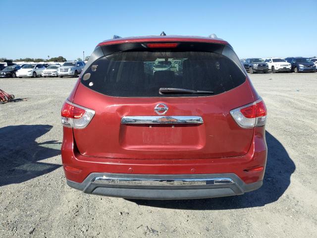 5N1AR2MM0DC632466 - 2013 NISSAN PATHFINDER S برغندي صورة 6