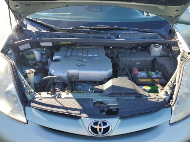 5TDZK22C89S280071 - 2009 TOYOTA SIENNA XLE მწვანე ფოტო 12