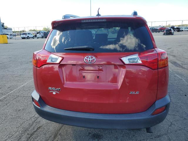 JTMWFREV4ED034041 - 2014 TOYOTA RAV4 XLE RED photo 6