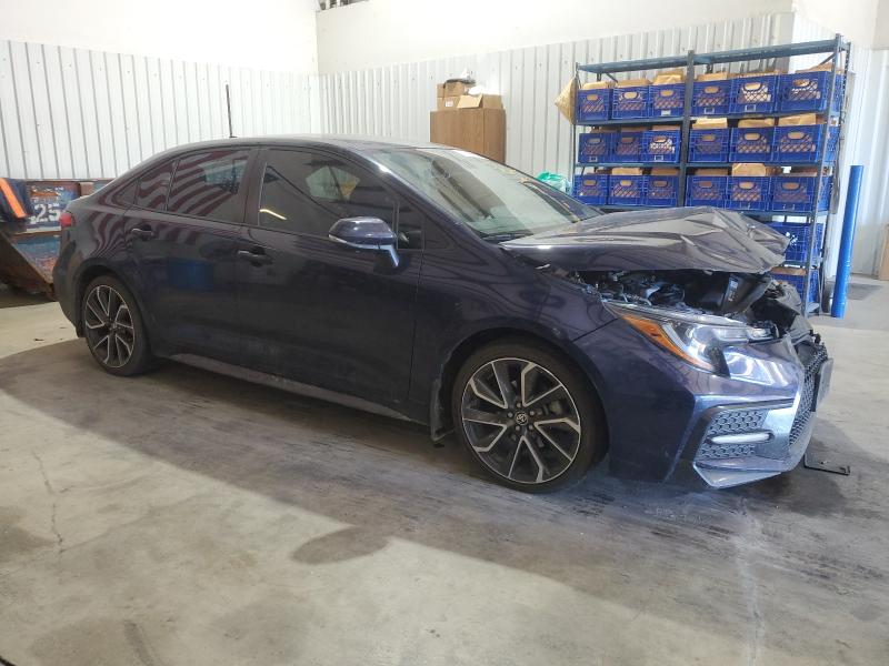 5YFS4RCEXLP029864 - 2020 TOYOTA COROLLA SE BLUE photo 4