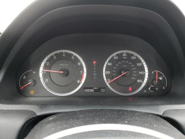 1HGCP26878A157579 - 2008 HONDA ACCORD EXL BLACK photo 9