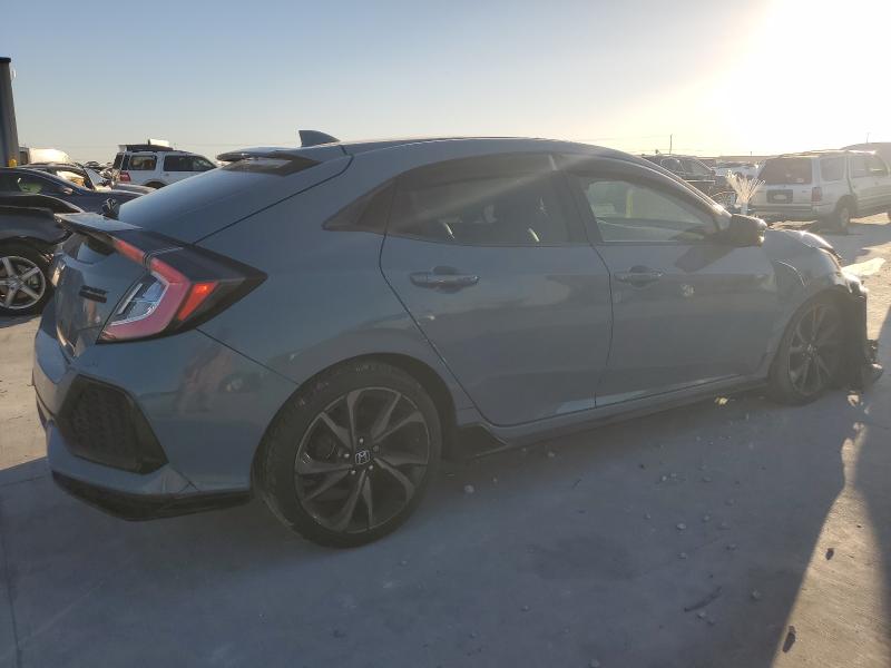 SHHFK7H93HU228330 - 2017 HONDA CIVIC SPORT TOURING ვერცხლისფერი ფოტო 3