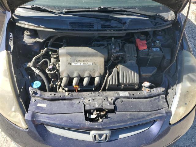 JHMGD38638S069955 - 2008 HONDA FIT SPORT BLUE photo 11