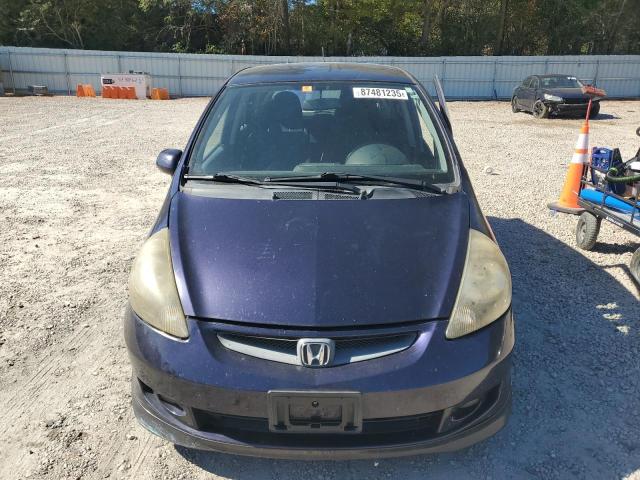 JHMGD38638S069955 - 2008 HONDA FIT SPORT BLUE photo 5