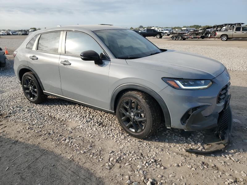 3CZRZ1H59PM721874 - 2023 HONDA HR-V SPORT GRAY photo 4