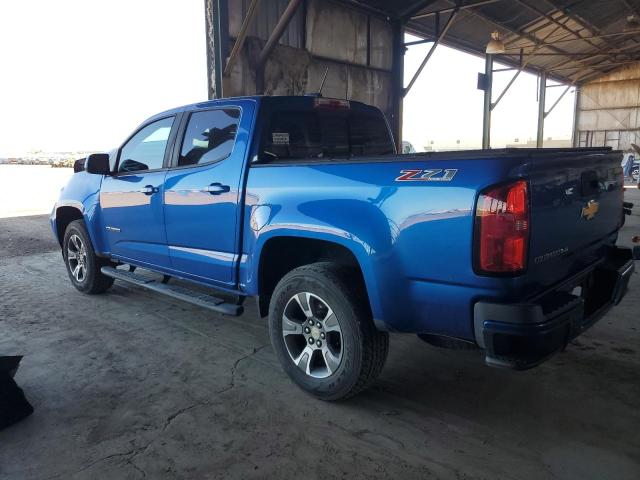 1GCGTDEN7J1270713 - 2018 CHEVROLET COLORADO Z71 BLUE photo 2