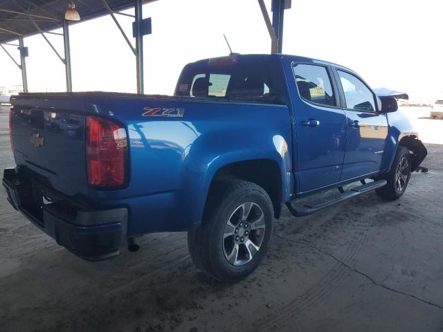 1GCGTDEN7J1270713 - 2018 CHEVROLET COLORADO Z71 BLUE photo 3