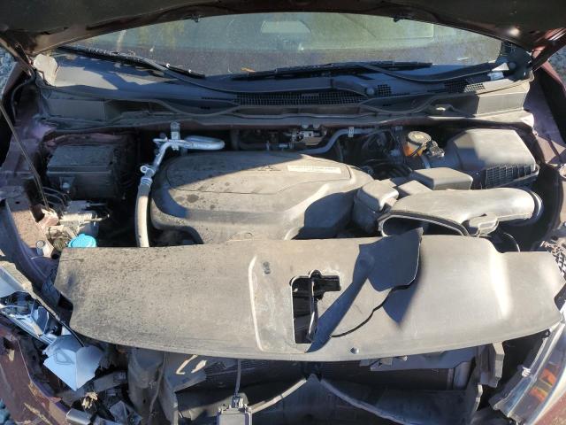 5FNRL6H7XJB072314 - 2018 HONDA ODYSSEY EXL Burgund zdjęcie 12