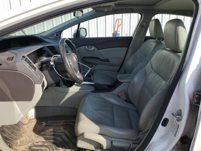 2HGFB2F93CH592646 - 2012 HONDA CIVIC EXL WHITE photo 7