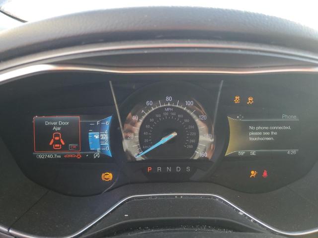 3FA6P0HD1JR217822 - 2018 FORD FUSION SE BLUE photo 9