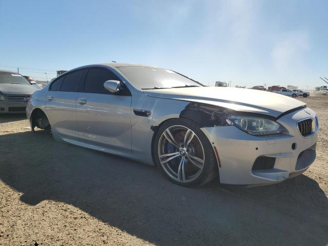 WBS6C9C58EDV73721 - 2014 BMW M6 GRAN COUPE SILVER photo 4