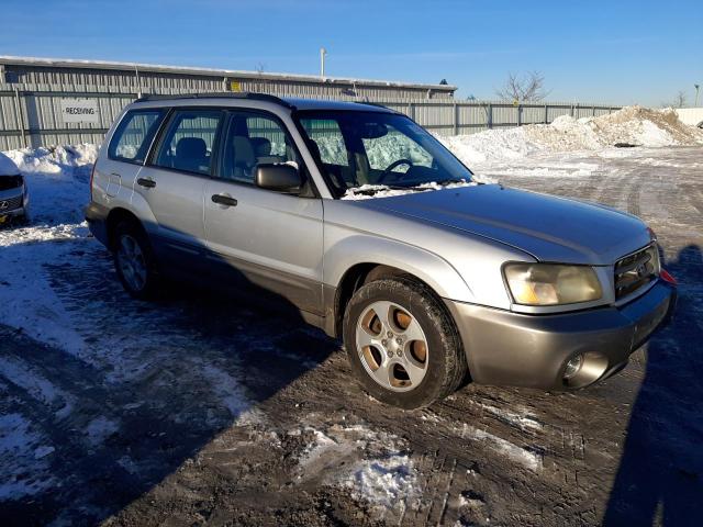 JF1SG65604H718990 - 2004 SUBARU FORESTER 2.5XS ვერცხლისფერი ფოტო 4