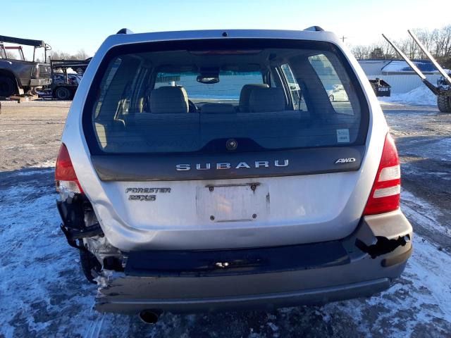 JF1SG65604H718990 - 2004 SUBARU FORESTER 2.5XS ვერცხლისფერი ფოტო 6