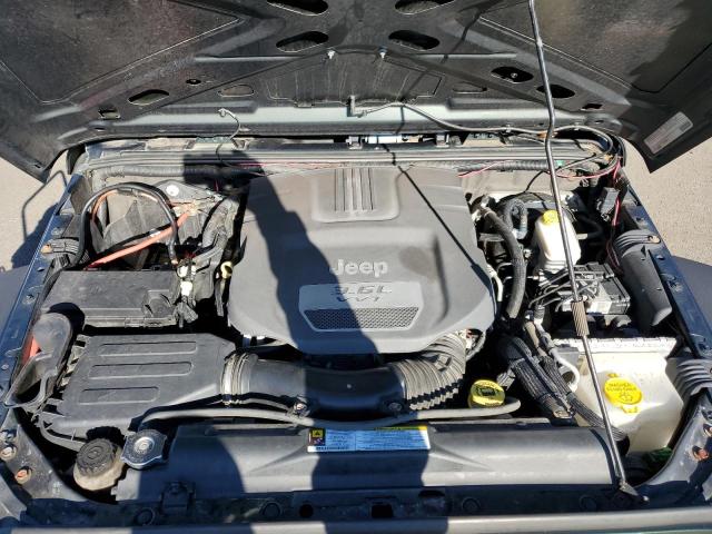 1C4AJWAG5CL113509 - 2012 JEEP WRANGLER SPORT მწვანე ფოტო 12