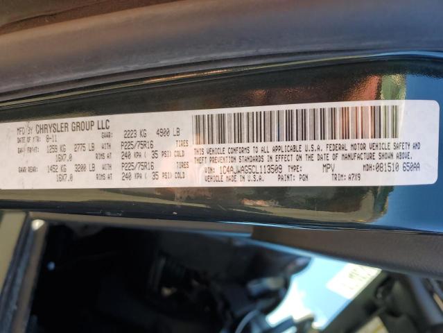 1C4AJWAG5CL113509 - 2012 JEEP WRANGLER SPORT მწვანე ფოტო 13