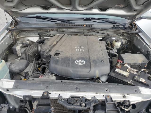 3TMJU4GN2AM102559 - 2010 TOYOTA TACOMA DOUBLE CAB PRERUNNER SILVER photo 11